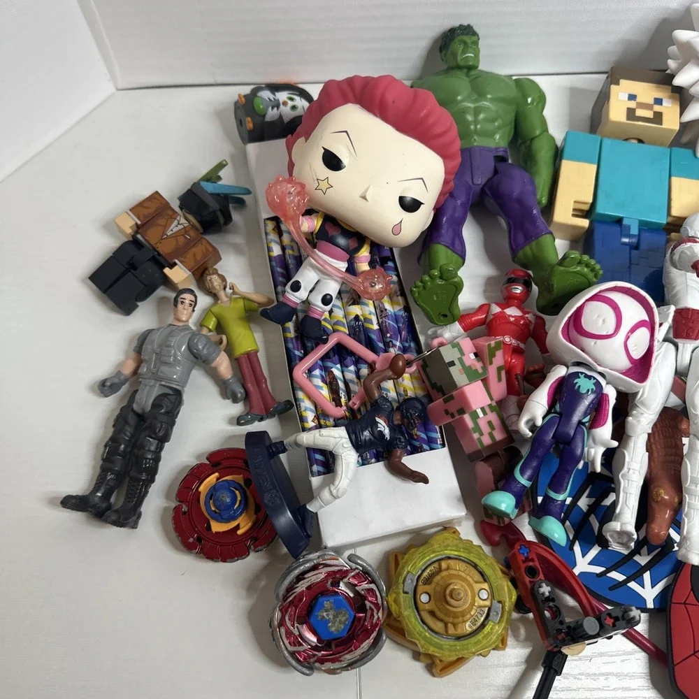 Boys Toys Junk Drawer Lot Figures Accessories More